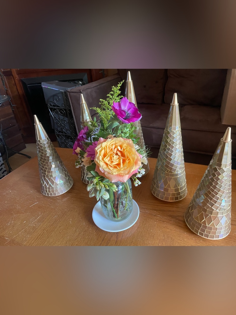 Mosaic tiled ornaments (5)